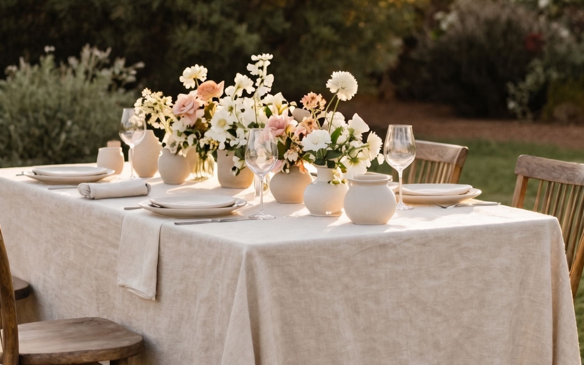 Linen Tablecloths South Africa for Al Fresco Entertaining | Linen Drawer
